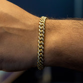 3.00 CT. Diamond Cuban Bracelet in Gold - 8.00mm - White Carat - USA & Canada